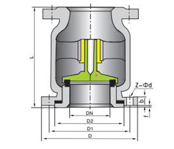 H42N立式止回閥 H42N立式止回閥